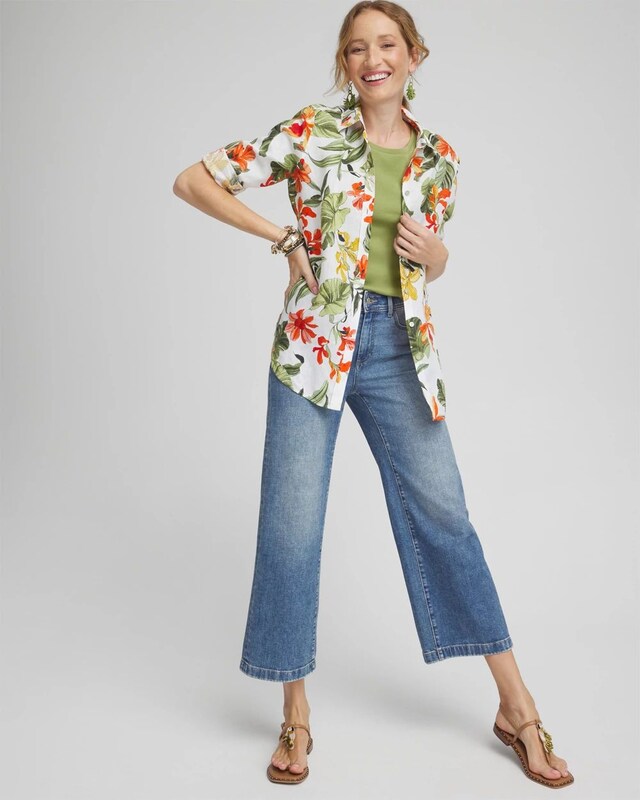 Jewel Neck Tee - image 2